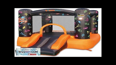 Kidz Rock Bounce House with Lights and Sound Interaction Inflatable Bouncer 9 Review