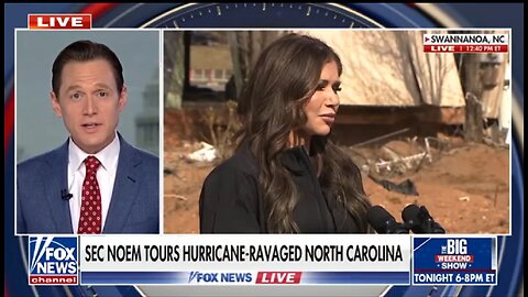 SEC NOEM TOURS HURRICANE-RAVAGED NC