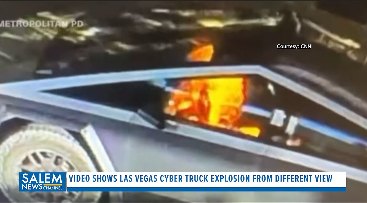 Vegas Cyber Truck Explosion: Man ‘Sitting Up’ At Time Of Detonation, Email Sent Confirmed By FBI