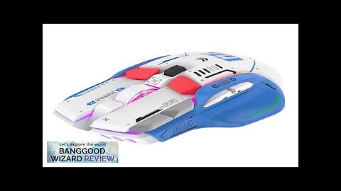 HXSJ G6 Wireless Gaming Mouse 10 Keys 11 RGB 1200-4000DPI Tri-mode Gamer Review