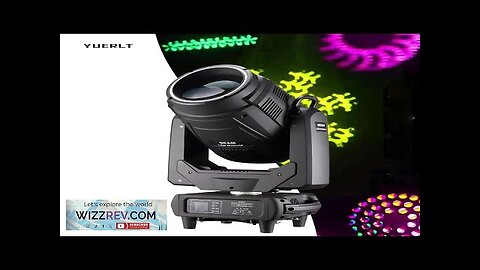 YUER LED 400W Moving Head Light with Zoom Beam Spotlight Stage Effect Review