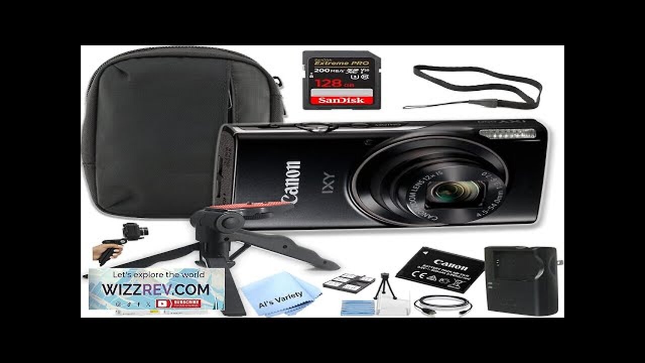 Canon PowerShot IXY 650 (ELPH 360) HS Digital Camera + 128GB Extreme Review