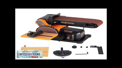 VEVOR Belt Disc Sander Combo 6" Disc Sander and 4"x36" Belt Sander Review