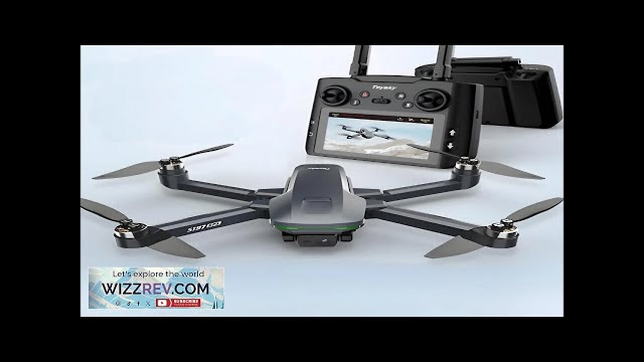 Toysky S197 GPS 5G WiFi FPV with LCD Screen Controller HD Dual Review