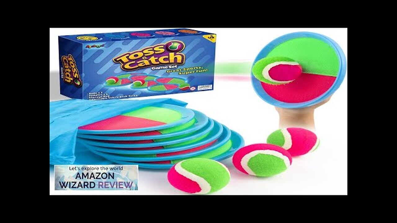 Ayeboovi Kids Toys Toss and Catch Ball Set with 6 Paddles 3 Review