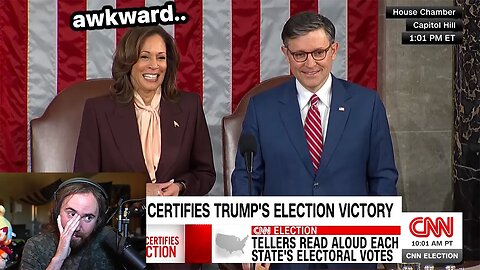 Kamala Harris Certifies The Vote She Lost To Trump