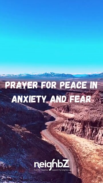 Prayer for Peace in Anxiety and Fear