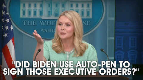 LindellTV asks Press Sec: "Did Biden use Auto-pen to Sign Those Executive Orders?