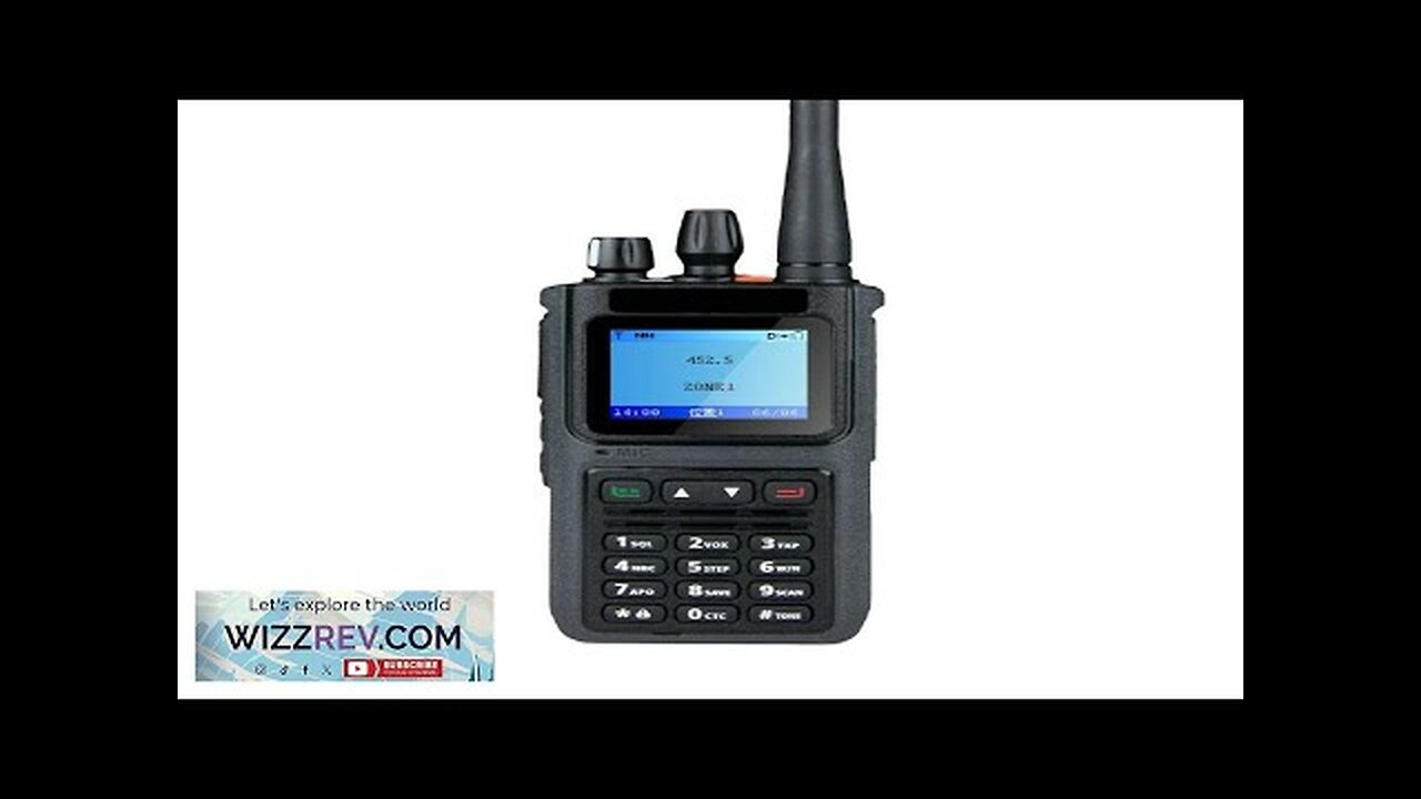 DP999 AES256 Encryption Walkie Talkie 3000 Channels IP67 Waterproof VHF UHF Dual Review