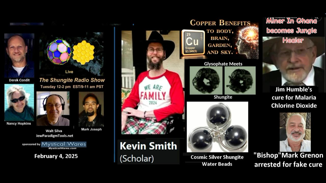SHUNGITE REALITY 2/4/25 - Kevin Smith on Healing
