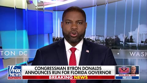 Byron Donalds Launches Bid for Florida Governor – Backed by Trump, Facing DeSantis Challenge!