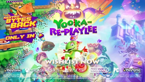 Yooka-Replaylee - Official Rextro Bytes Back Trailer