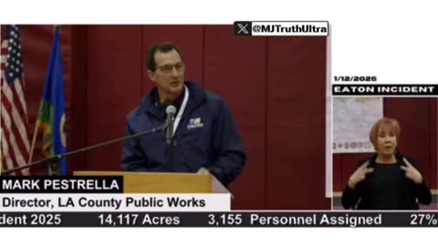 Mark Pestrella "We’re going to rebuild these communities back & rebuild them better than they were when WE started this fire”