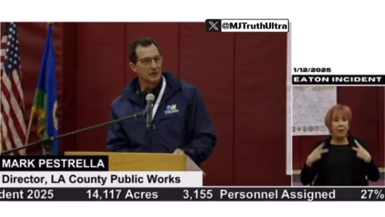 Mark Pestrella "We’re going to rebuild these communities back & rebuild them better than they were when WE started this fire”
