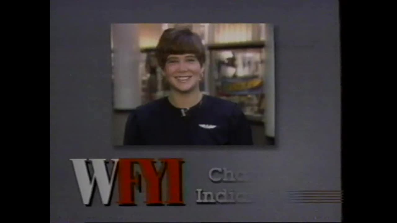 Circa 1991 - WFYI Indianapolis Viewer ID Bumper / Karen