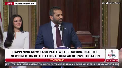 Kash Patel’s full speech after being sworn in as Director of the FBI