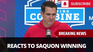 Giants GM Reacts To Saquon Winning Super Bowl