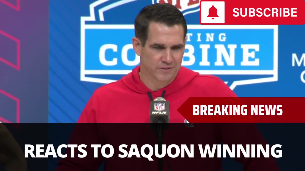 Giants GM Reacts To Saquon Winning Super Bowl