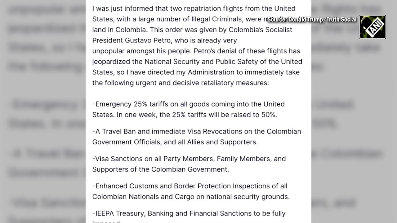 Why Did Colombian President Gustavo Petro take a U-Turn within hrs after Donald Trump’s tariff call_