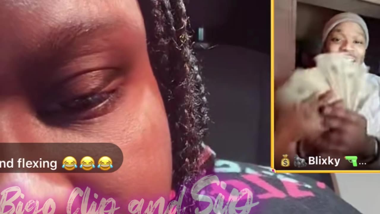 Moet pretends to have an out of body experience #bigoclipandsip