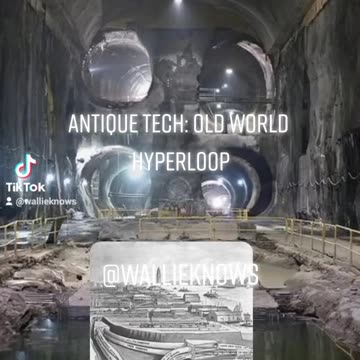 Antique tech old world Hyperloop
