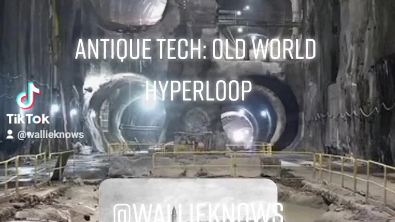 Antique tech old world Hyperloop