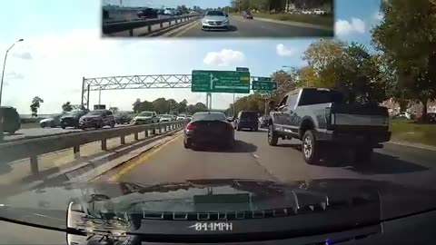 swimming through traffic under the Verrazano bridge