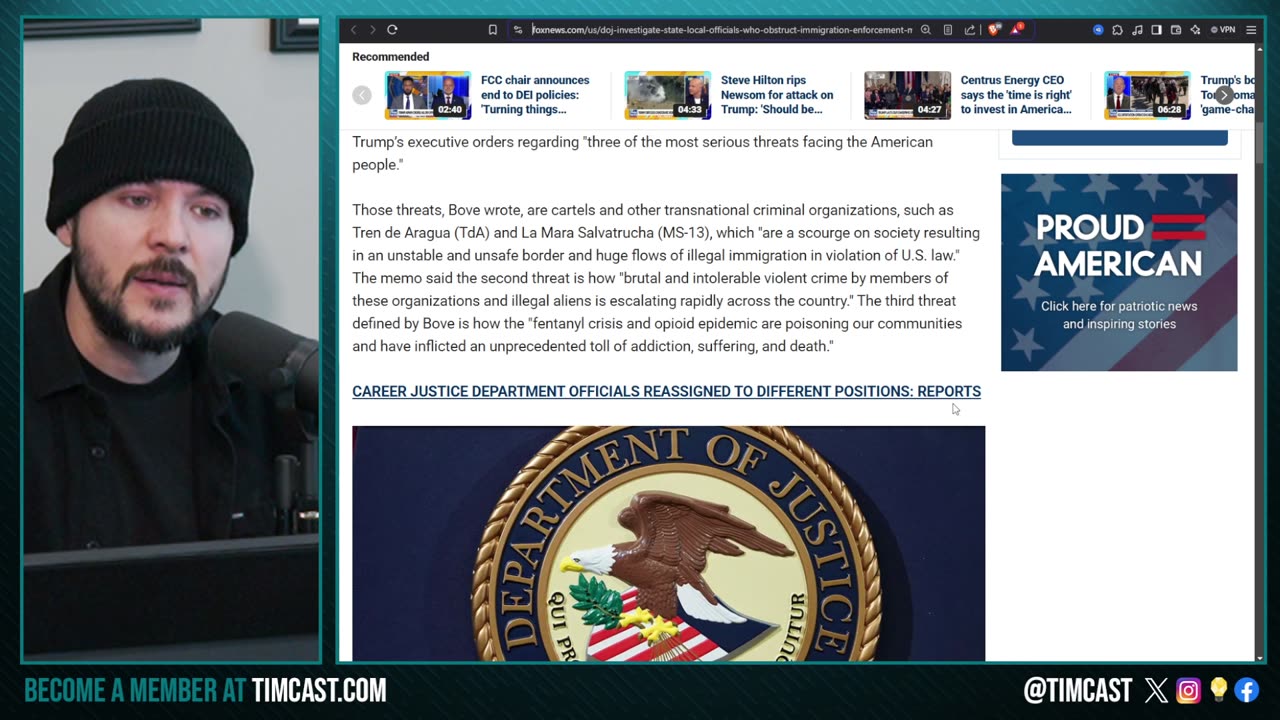 Trump DOJ To Prosecute Officials Who ABET Illegal Immigration, DEFY Immigration Enforcement, LETS GO