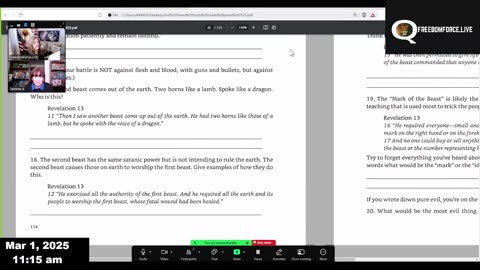 End Times Study # 16 - MARK OF THE BEAST - Saturday March 1, 2025.