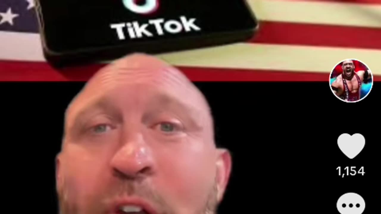 Ryback saying on tiktok isnt complete banned for a bit just temporarily 01/19/25