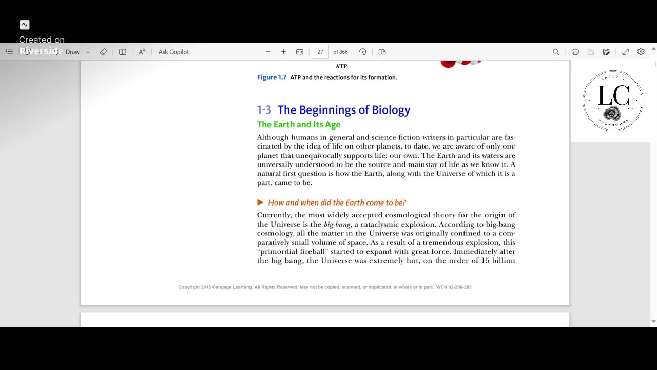 Biochemistry Ch 1