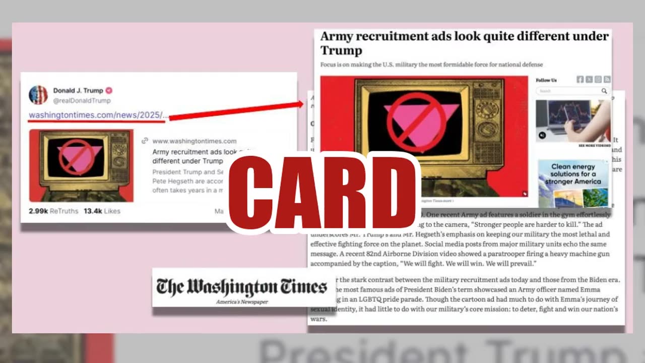 Fact Check: Pink Triangle DID Appear In Trump Social Media Post