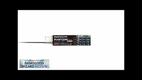 Radiolink R4FGM 2.4GHz 4CH FHSS PWM Mini Receiver with Gyro for RC Review