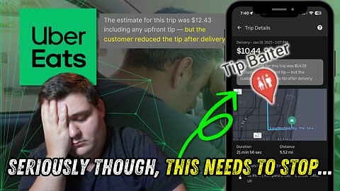 UberEats Driver REVEALED Frustrations on Tip-Baiting EXPOSING Major Flaws in Our Economic Stability!