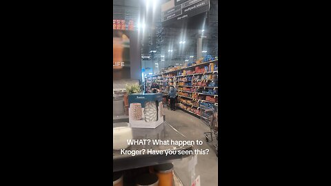 What happened to Kroger? has this happened in your area? Let me know!