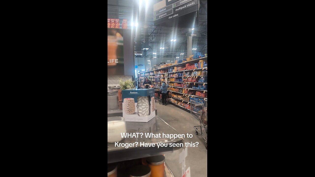 What happened to Kroger? has this happened in your area? Let me know!