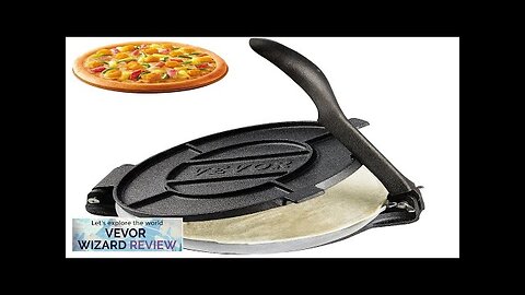 VEVOR Tortilla Press 8 Inch Tortilla and Roti Maker Cast Iron Heavy Review