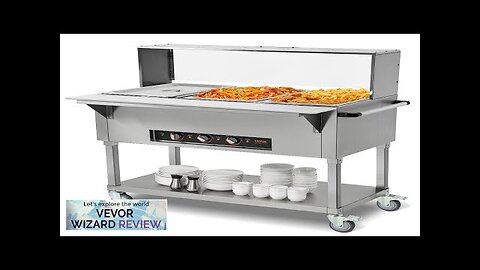 VEVOR 3-Pan Commercial Food Warmer 3 x 20.6QT Electric Steam Table 1500W Review