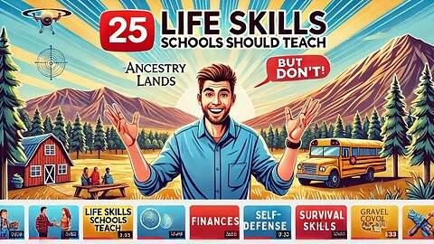 25 Life Skills You never learned in School. Build your Life Skills here!