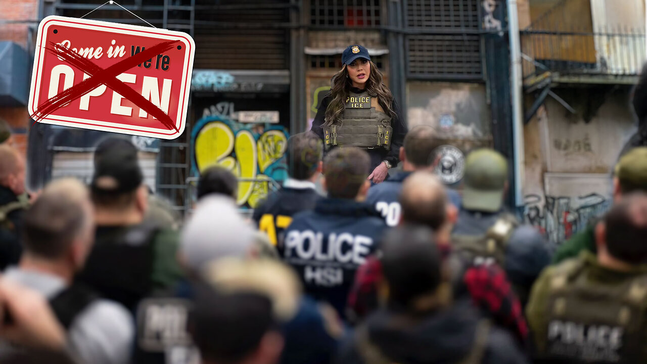 Ghost Town NYC – Criminal Losers Rounded Up and Kicked Out of New York by DHS and Kristi Noem