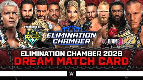 WWE Elimination Chamber 2026 - Dream Match Card | Bevelock