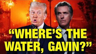 Trump’s EPIC Troll Of Gavin Newsom Over Devastating LA Fires!