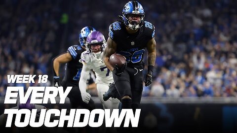 NFL : Every touchdown from Week 18 | 2024 NFL Season