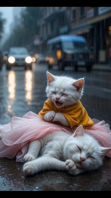 Cute kitten need help at the centre of road 🥺 #Kittylovers #Kitten #Cutekittens #kitty #howto