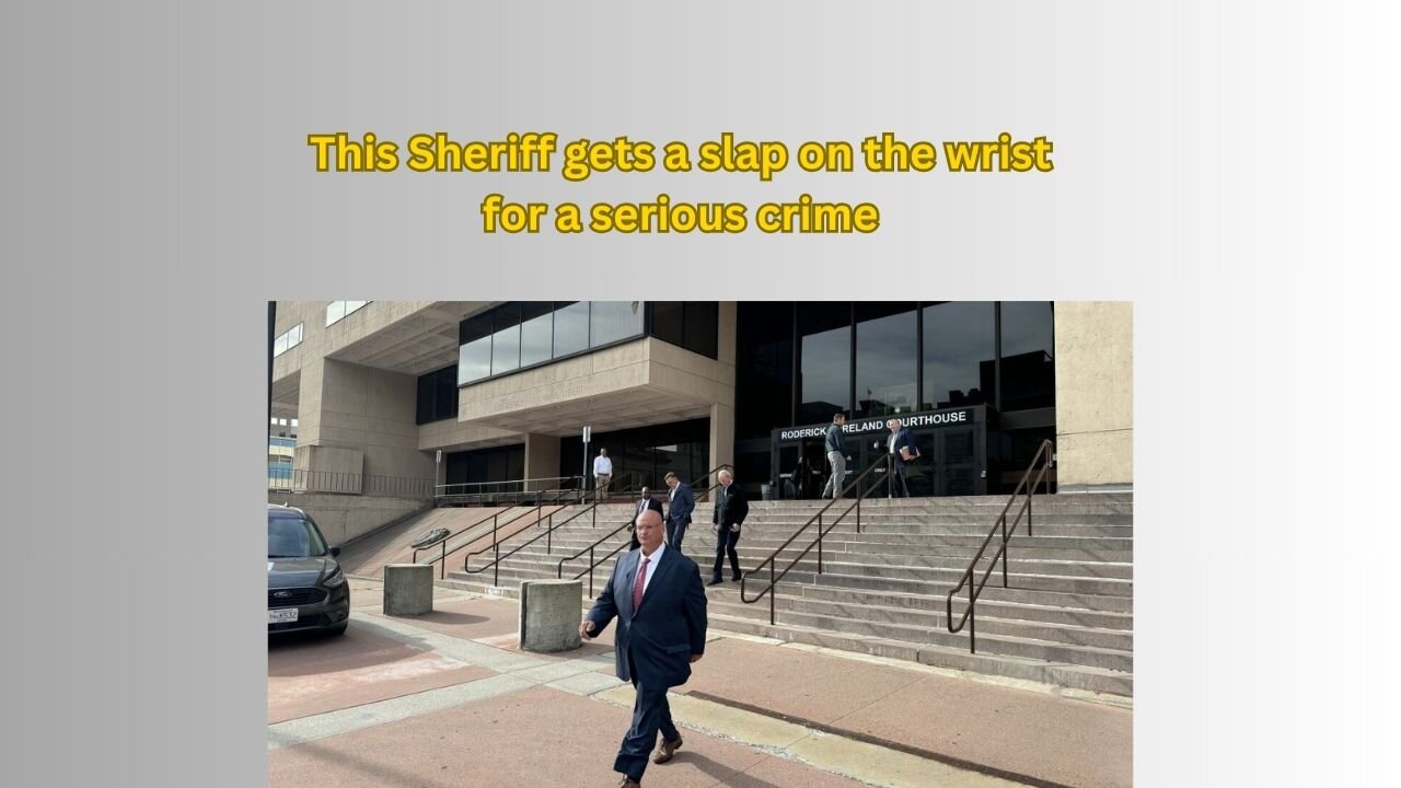 Footage has been released from when Massachusetts Sheriff was arrested