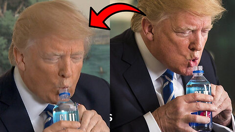 Parched Trump's Rubio-style water gaffe