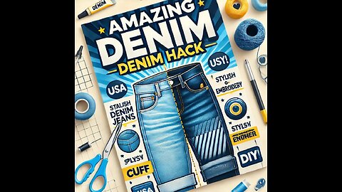 Transform Your Jeans with This Amazing #DenimHack | DIY Denim Tricks for a Trendy Look!"