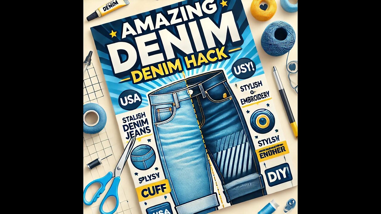 Transform Your Jeans with This Amazing #DenimHack | DIY Denim Tricks for a Trendy Look!"