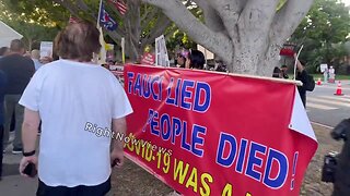 Protesters Have Gathered Outside Dr. Fauci’s Book Event in Culver City