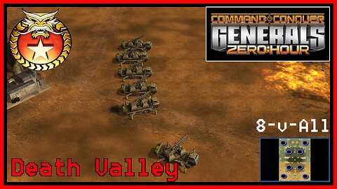 C&C Generals Zero Hour | Nuke General | 8-for-All | Death Valley